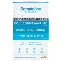 Somatoline Complesso Anti Age 3in1 45 Compresse per capelli, pelle e unghie senza glutine