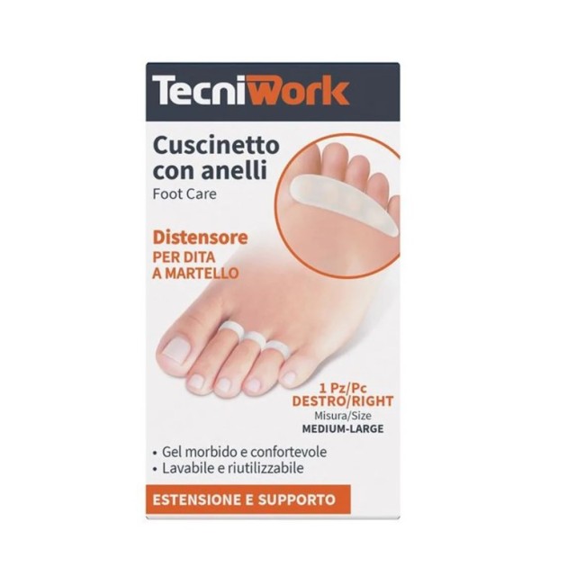 Distensore Dita Martello Tecniwork destro taglia M/L per correzione posturale efficace Distensore Dita Martello Tecniwork destro taglia M/L per correzione posturale efficace