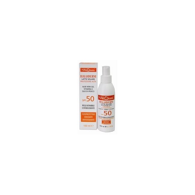 Halo Pharma Haloderm Latte Solare Spf50 Protezione Alta 150 Ml