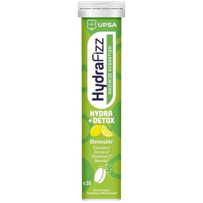 Upsa Hydrafizz Detox compresse effervescenti per idratazione e benessere quotidiano Upsa Hydrafizz Detox compresse effervescenti per idratazione e benessere quotidiano