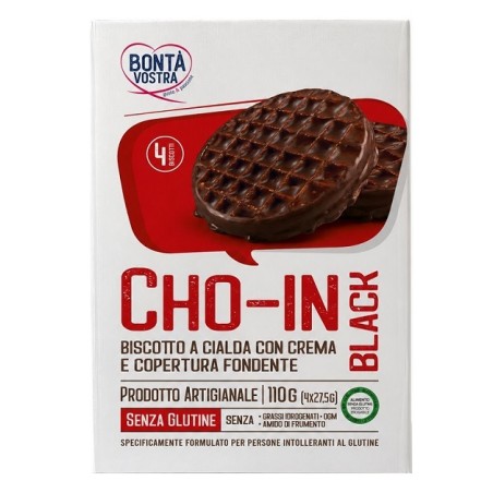 Callicari Group Bonta' Vostra Cho-in Black Biscotto A Cialda 4 Pezzi 27,5 G