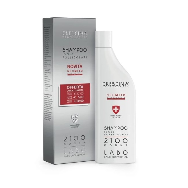 Labo Shampoo Crescina Isole Follicolari Neo-mito 2100 Donna 150 Ml