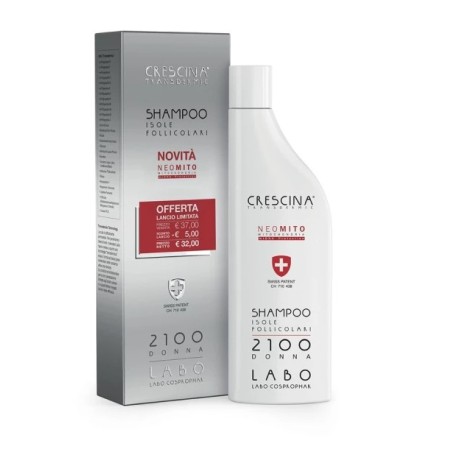 Labo Shampoo Crescina Isole Follicolari Neo-mito 2100 Donna 150 Ml Labo Shampoo Crescina Isole Follicolari Neo-mito 2100 Donna 150 Ml