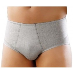Slip contenitivo chiuso Orione 508 in cotone grigio per supporto e comfort quotidiano