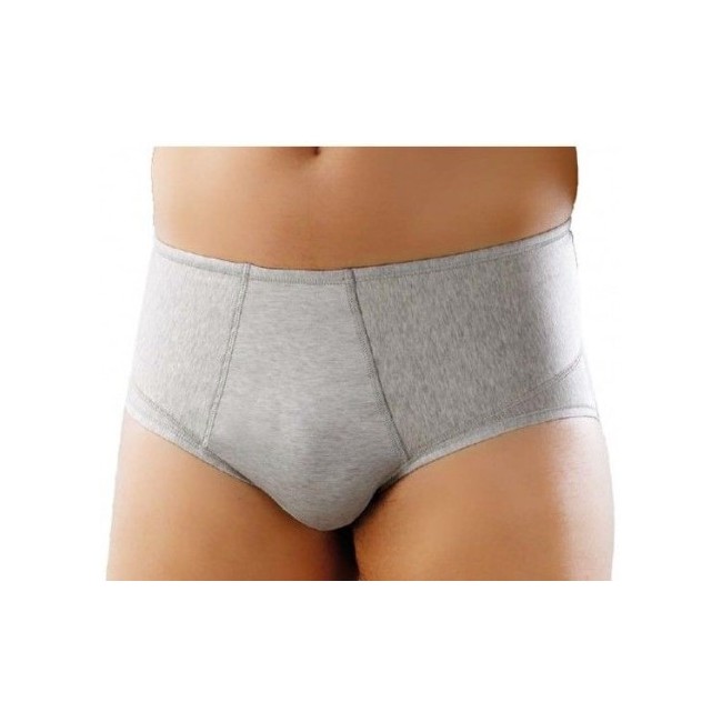 Slip contenitivo chiuso Orione 508 in cotone grigio per supporto e comfort quotidiano Slip contenitivo chiuso Orione 508 in cotone grigio per supporto e comfort quotidiano