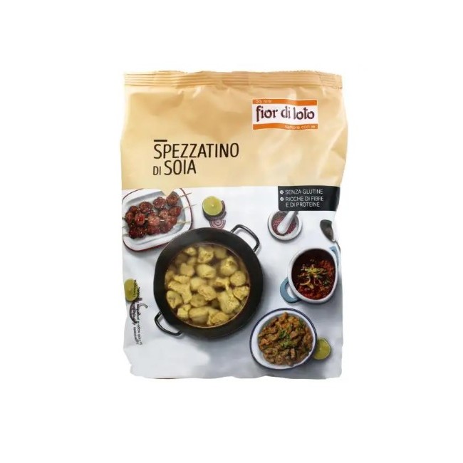Fior Di Loto Spezzatino Di Soia Bio 300 G Senza Glutine
