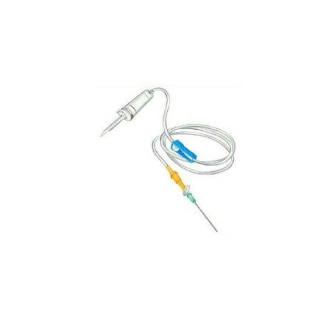 Deflussore 2 vie Guacci con ago gauge 21 per infusioni endovenose controllate e sicure Deflussore 2 vie Guacci con ago gauge 21 per infusioni endovenose controllate e sicure