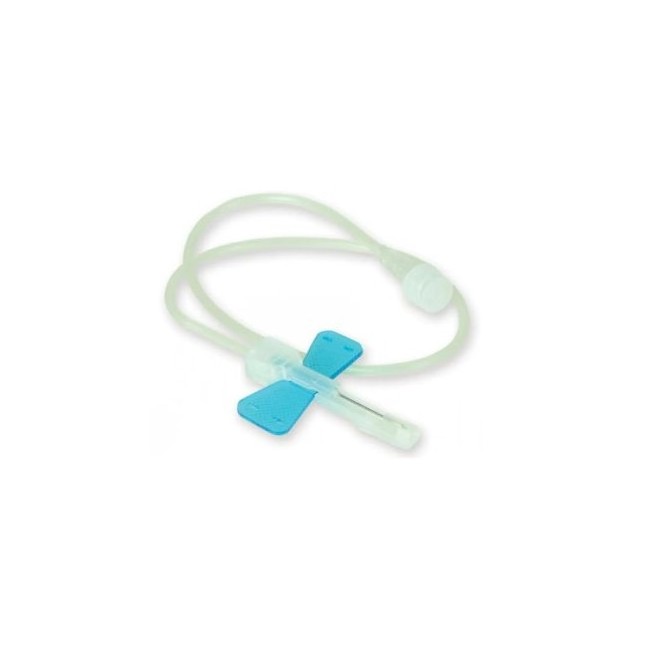 Deflussore Luer-slip con ago Guacci per infusioni endovenose sterile e monouso Deflussore Luer-slip con ago Guacci per infusioni endovenose sterile e monouso