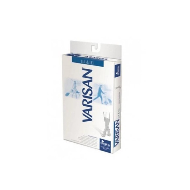 Gambaletto a compressione graduata Varisan Lui 18 mmHg in cotone nero taglia 2 Gambaletto a compressione graduata Varisan Lui 18 mmHg in cotone nero taglia 2
