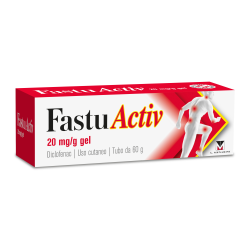 Fastuactiv gel diclofenac 20 mg per dolori muscolari e articolari A Menarini
