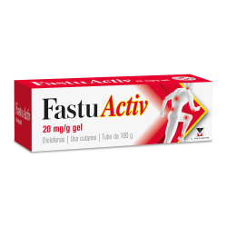 Fastuactiv gel diclofenac 20 mg per dolori muscolari e articolari trattamento topico efficace