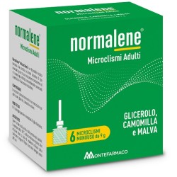 Normalene Microclismi Adulti sollievo rapido per stitichezza occasionale 6 pezzi monouso