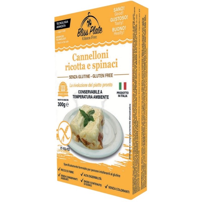 Pharma Titano Bliss Plate Cannelloni Ricotta E Spinaci 300 G