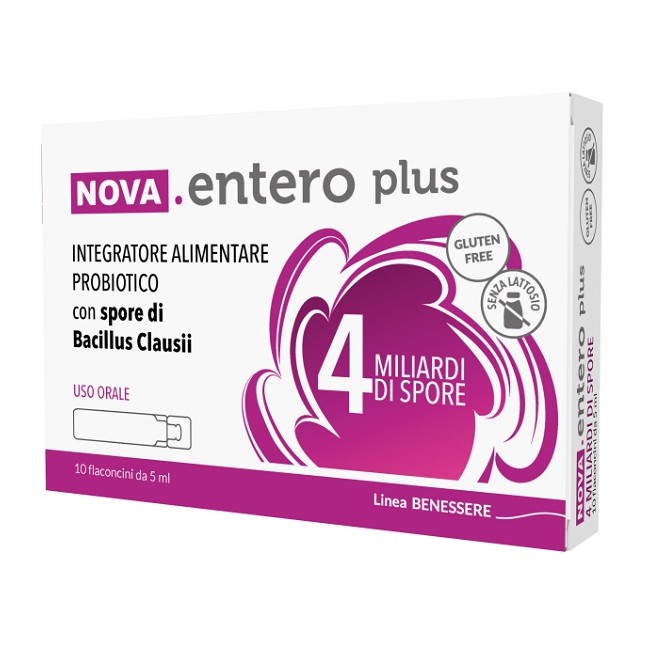 Nova Argentia Nova Entero 4 Miliardi 10 Flaconcini 5 Ml Senza Glutine Senza Lattosio