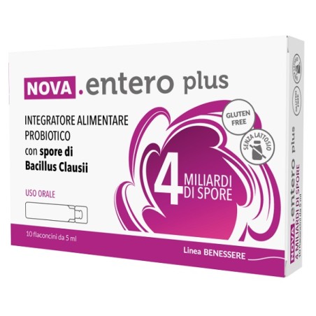 Nova Argentia Nova Entero 4 Miliardi 10 Flaconcini 5 Ml Senza Glutine Senza Lattosio