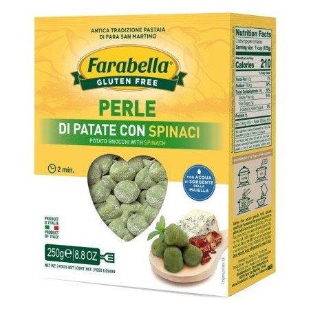 Bioalimenta Farabella Perle Patate Spinaci 250 G