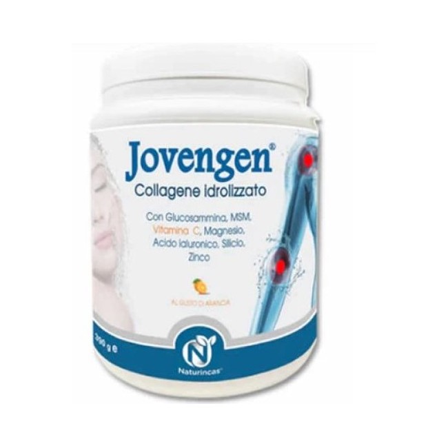 Naturincas Jovengen Collagene Idrolizzato gusto naturale 390g per pelle e articolazioni