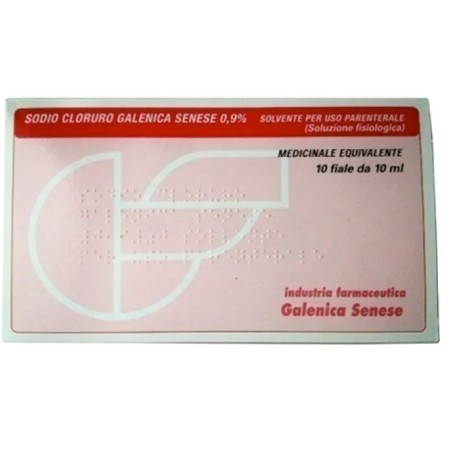 Sodio Cloruro Galenica Senese 0,9% - Soluzione fisiologica sterile per uso parenterale Sodio Cloruro Galenica Senese 0,9% - Soluzione fisiologica sterile per uso parenterale