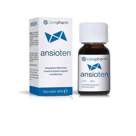 Carepharm Ansioten Spray 30 ml per il rilassamento e il benessere del sonno Carepharm Ansioten Spray 30 ml per il rilassamento e il benessere del sonno