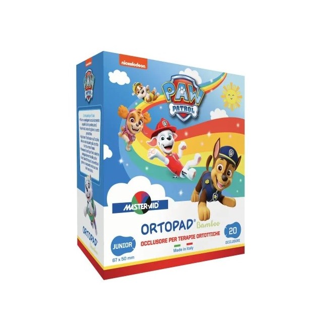 Pietrasanta Pharma Cerotto Occlusore Per Terapie Ortottiche Paw Patrol Junior 67x50 Mm 20 Pezzi