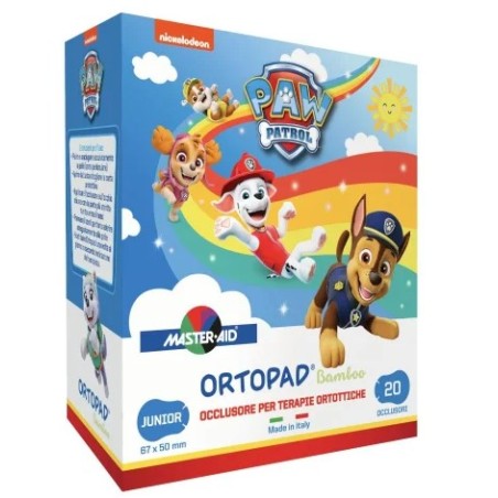 Pietrasanta Pharma Cerotto Occlusore Per Terapie Ortottiche Paw Patrol Junior 67x50 Mm 20 Pezzi
