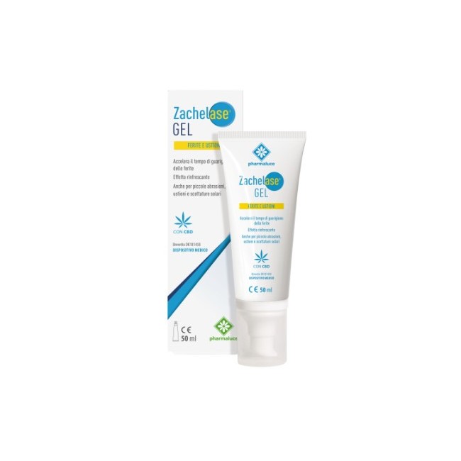 Pharmaluce Zachelase Gel Ferite E Ustioni Con Cbd 50 Ml