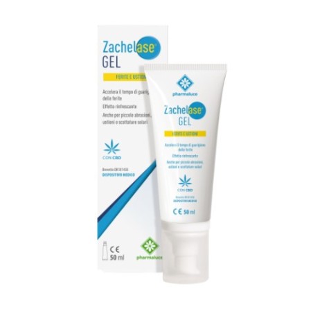 Pharmaluce Zachelase Gel Ferite E Ustioni Con Cbd 50 Ml