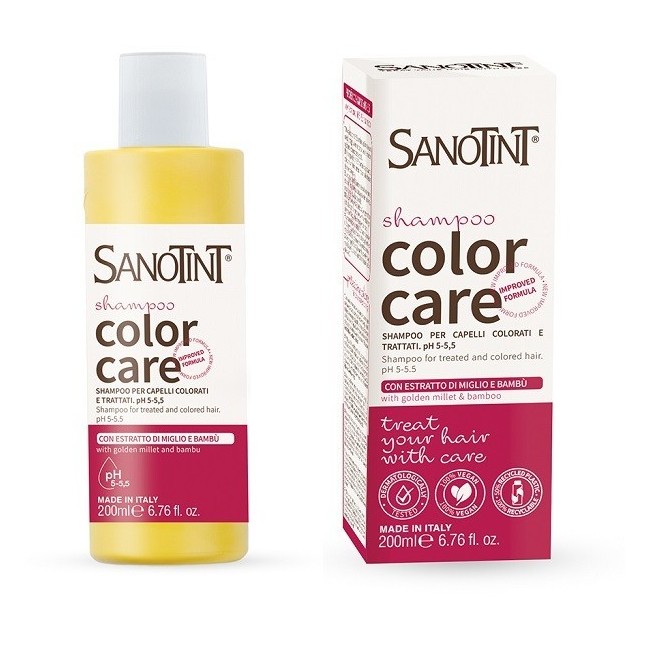 Sanotint Shampoo Color Care protegge e ravviva i capelli colorati con delicatezza Sanotint Shampoo Color Care protegge e ravviva i capelli colorati con delicatezza