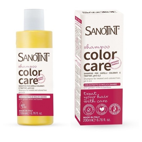 Sanotint Shampoo Color Care protegge e ravviva i capelli colorati con delicatezza Sanotint Shampoo Color Care protegge e ravviva i capelli colorati con delicatezza
