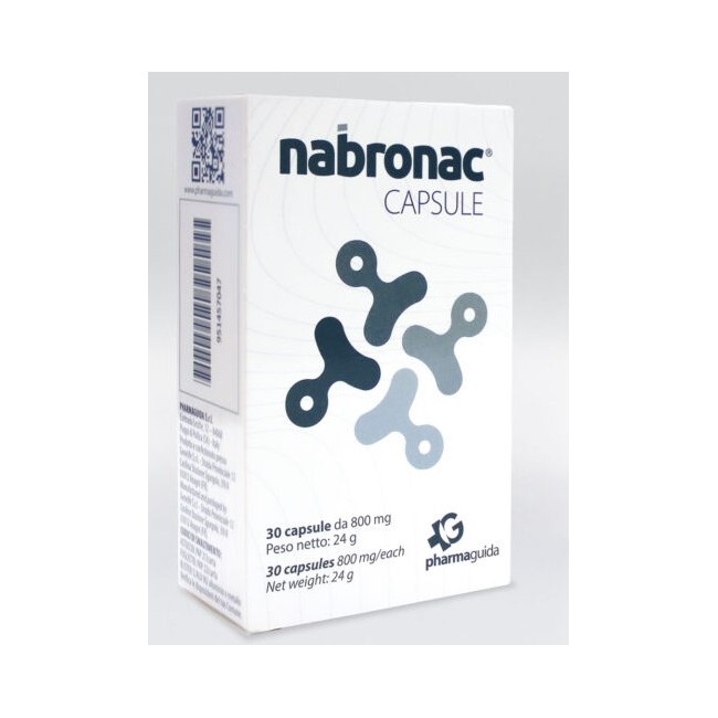 Pharmaguida Nabronac 30 Capsule da 800 mg - Integratore per le vie respiratorie con NAC Pharmaguida Nabronac 30 Capsule da 800 mg - Integratore per le vie respiratorie con NAC