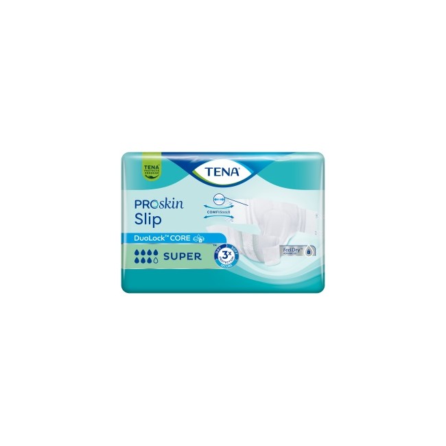 Pannoloni Tena Slip Super M per incontinenza protezione e comfort tutto il giorno