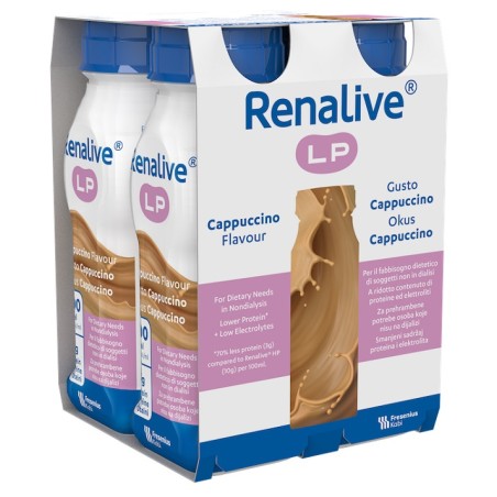 Fresenius Kabi Renalive Lp Cappuccino 4 Flaconi Da 200 Ml