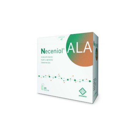 Erbozeta Neceniol Ala integratore alimentare in bustine senza glutine e lattosio per il benessere