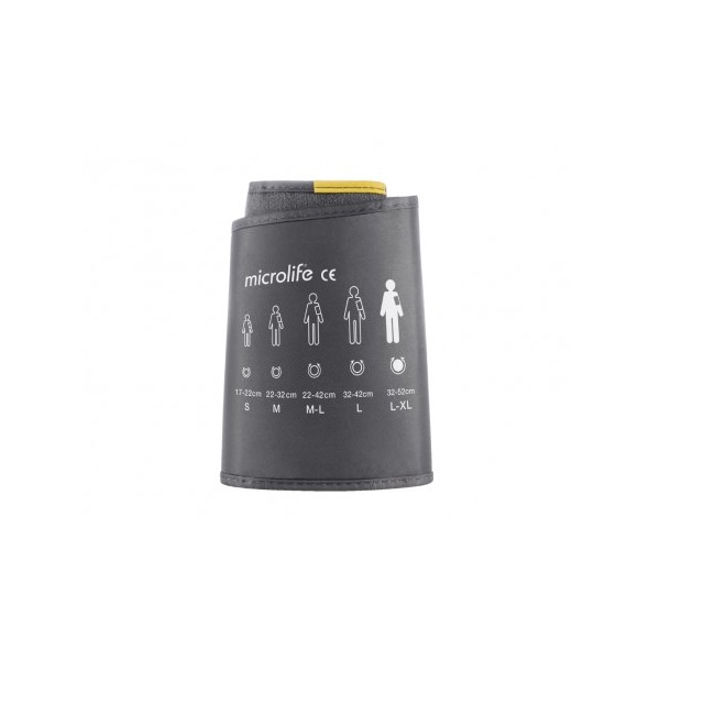 Bracciale misuratore pressione Microlife universale morbido taglia L-XL per monitoraggio accurato Bracciale misuratore pressione Microlife universale morbido taglia L-XL per monitoraggio accurato
