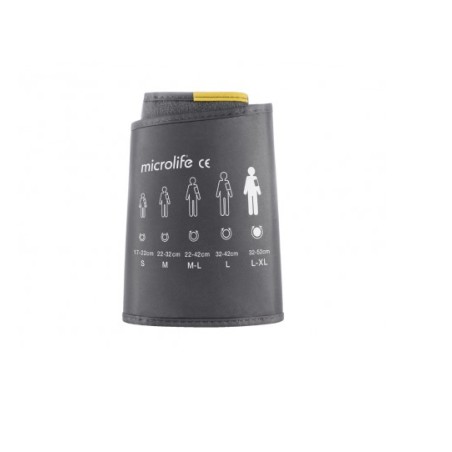 Bracciale misuratore pressione Microlife universale morbido taglia L-XL per monitoraggio accurato Bracciale misuratore pressione Microlife universale morbido taglia L-XL per monitoraggio accurato