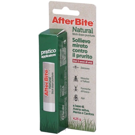 Sella Afterbite Natural Stick 4,25 G per lenire punture di insetti in modo naturale Sella Afterbite Natural Stick 4,25 G per lenire punture di insetti in modo naturale