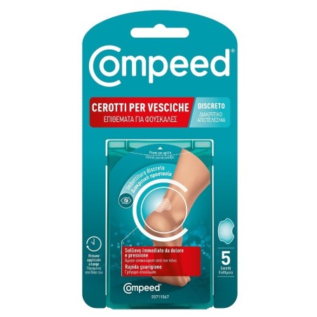 Cerotto Compeed per vesciche discreto protezione e sollievo immediato Cerotto Compeed per vesciche discreto protezione e sollievo immediato