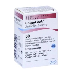 Lancette Pungidito Roche Coaguchek Softclix XL 50 Pezzi per Autocontrollo Glicemia Sicuro