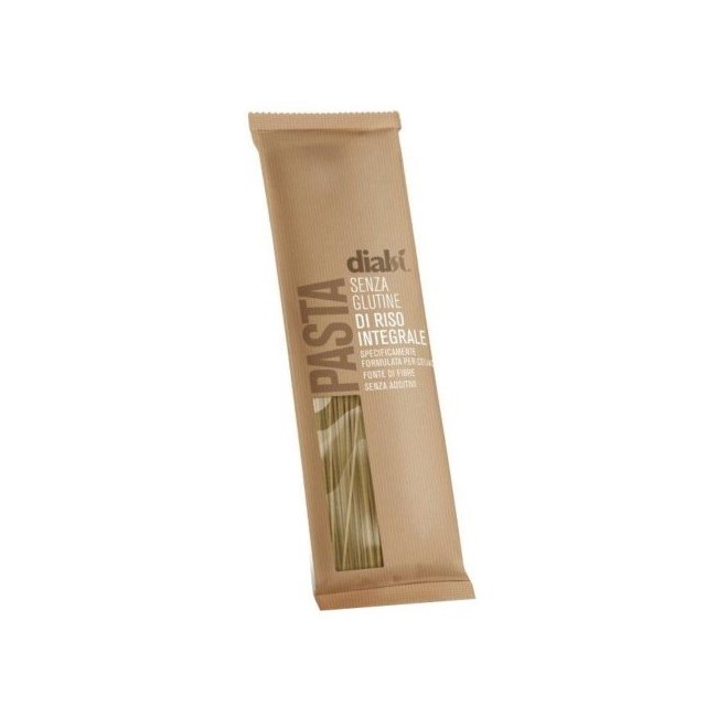 Dialcos Dialsi Spaghetti di Riso Integrale Biologico Senza Glutine 400g - Pasta Numero 20