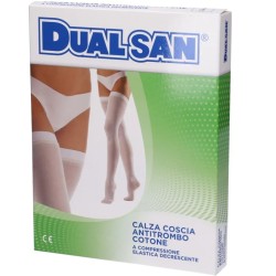 Calza a compressione graduata Dualsan Antitrombo Plus modello coscia per prevenzione trombosi