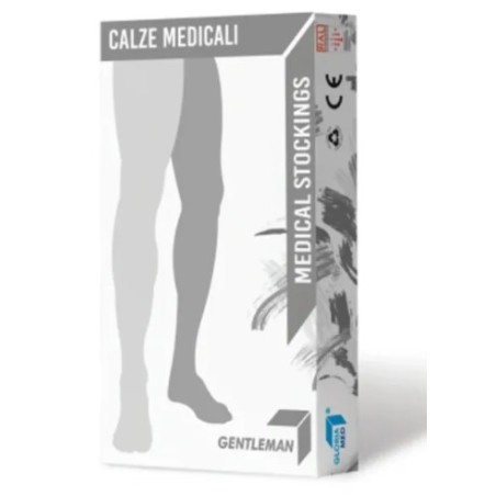 Gambaletto a compressione Gloriamed Gentleman 199 nero misura Large per circolazione venosa