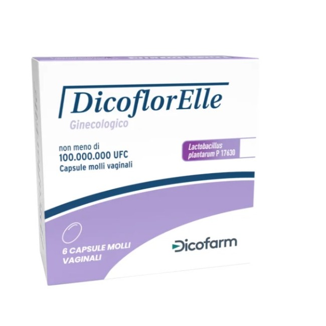 Dicofarm Dicoflorelle Ginecologico capsule molli vaginali con fermenti lattici 100 milioni UFC Dicofarm Dicoflorelle Ginecologico capsule molli vaginali con fermenti lattici 100 milioni UFC