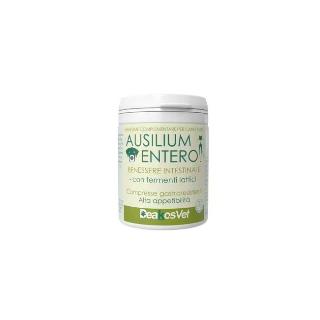 Deakos Ausilium Entero 42 Compresse - Integratore per l'apparato digestivo del cane Deakos Ausilium Entero 42 Compresse - Integratore per l'apparato digestivo del cane