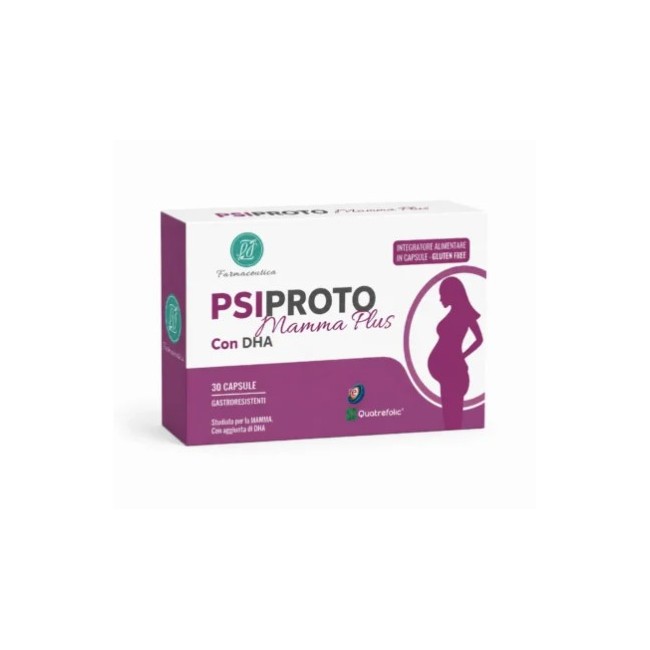 Psiproto Mamma Plus DHA - Integratore per gravidanza e allattamento con DHA e acido folico