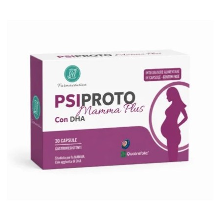 Psiproto Mamma Plus DHA - Integratore per gravidanza e allattamento con DHA e acido folico