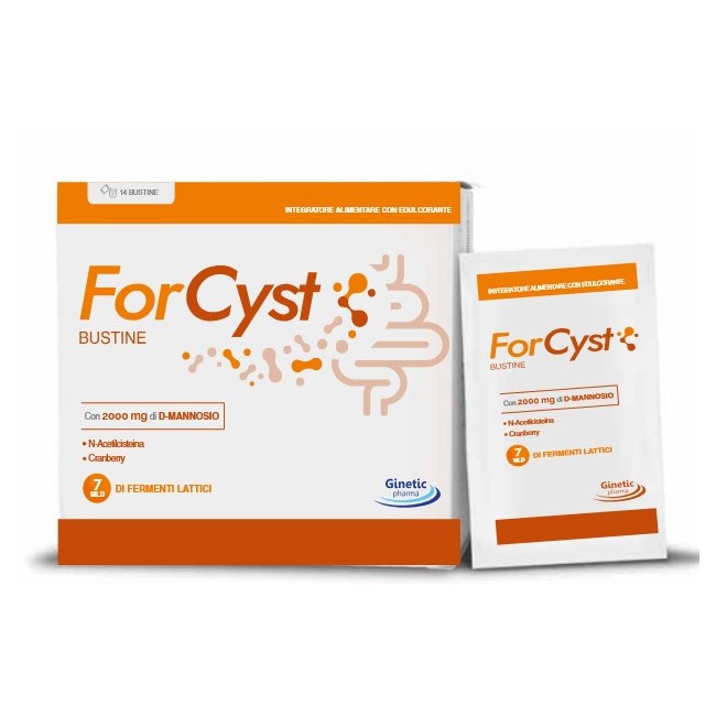 FORCYST 14 Bust - Integratore alimentare per il benessere delle vie urinarie con D-Mannosio