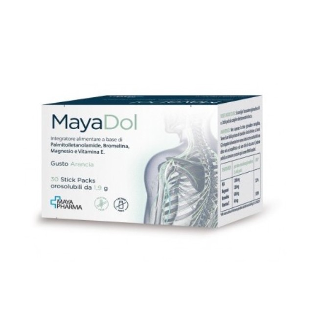 30 Stick Packs Orosolubili di Maya Pharma Mayadol