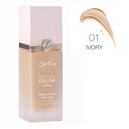 Fondotinta Anti Age Bionike Defence Color Lifting tonalit&agrave; Ivory per pelle luminosa e compatta