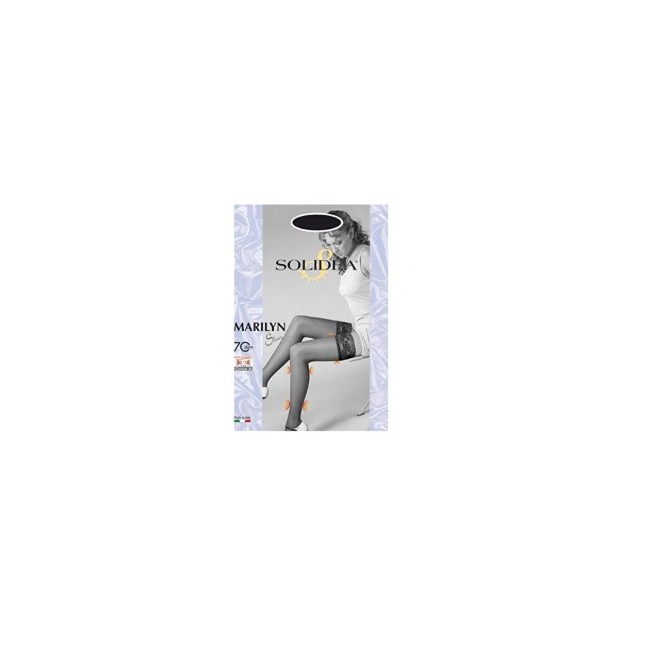 Solidea Marilyn 70 Sheer Calza Autoreggente Sabbia 4xl
