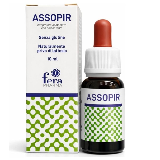 Fera Pharma Assopir 10 ml - Integratore alimentare in gocce per il benessere del sonno Fera Pharma Assopir 10 ml - Integratore alimentare in gocce per il benessere del sonno